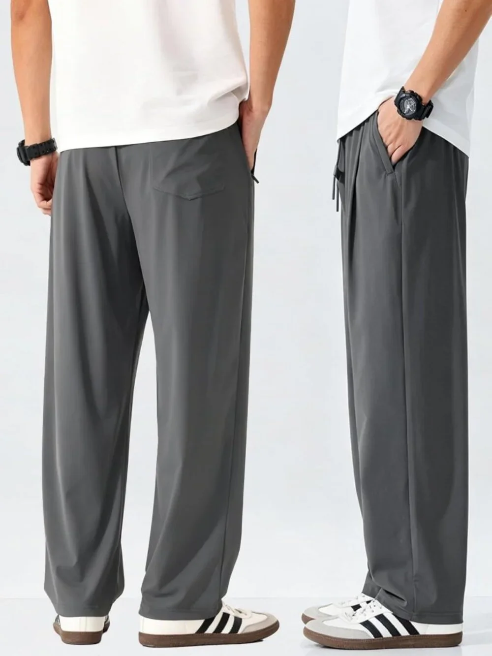 Lightweight Men's Summer Sweatpants | Cooling Touch, Straight Leg, Stretchy, 2